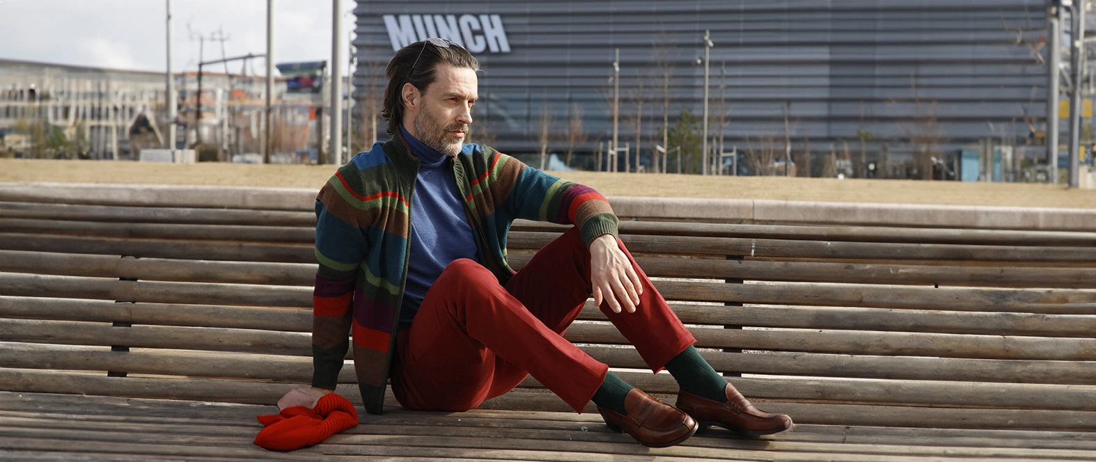 Calze lunghe uomo LANA RASATA nero tinta unita Gallo