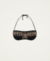 Bikini Fascia da bagno con ricamo  e Slip Twinset