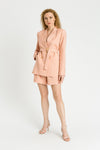 Shorts in misto lino con cintura Twinset