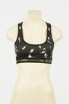 Top sportivo con stampa e pizzo Twinset