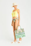 Top fitted con balze arricciate Twinset
