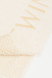 Telo mare in spugna con logo jacquard Twinset