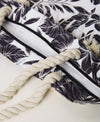 Borsa shopper in canvas con stampa Twinset
