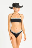 Bikini Fascia da bagno e brasiliana con perle Twinset