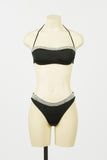 Bikini Fascia da bagno e brasiliana con perle Twinset