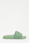 Sandali slide con logo embossed Twinset