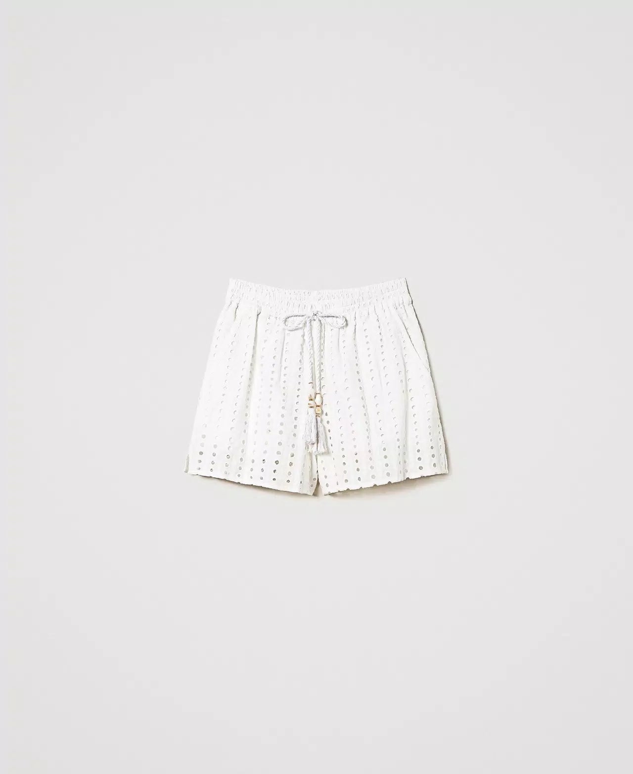 Shorts in sangallo con coulisse Twinset