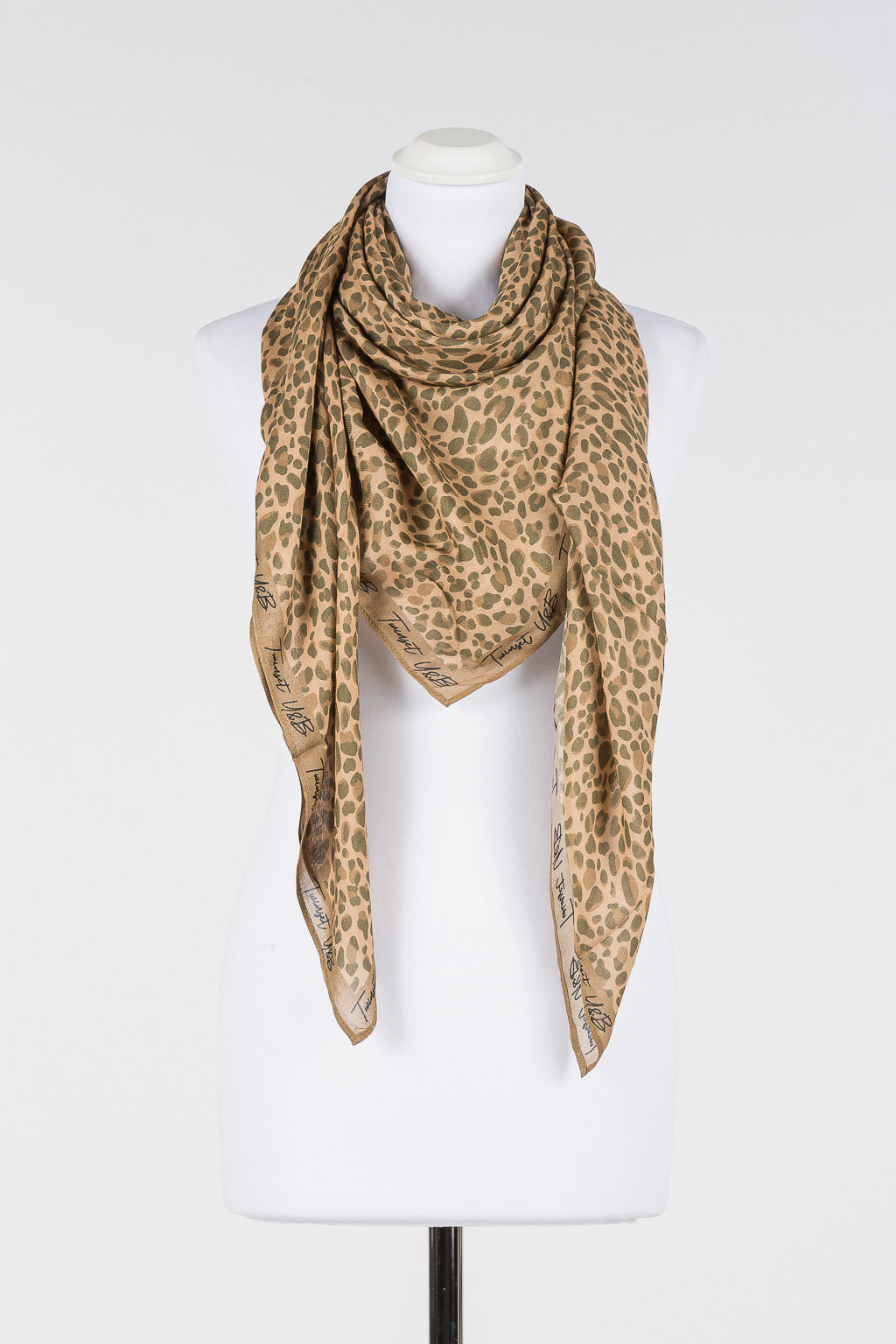 Kefiah con stampa leopardo Twinset