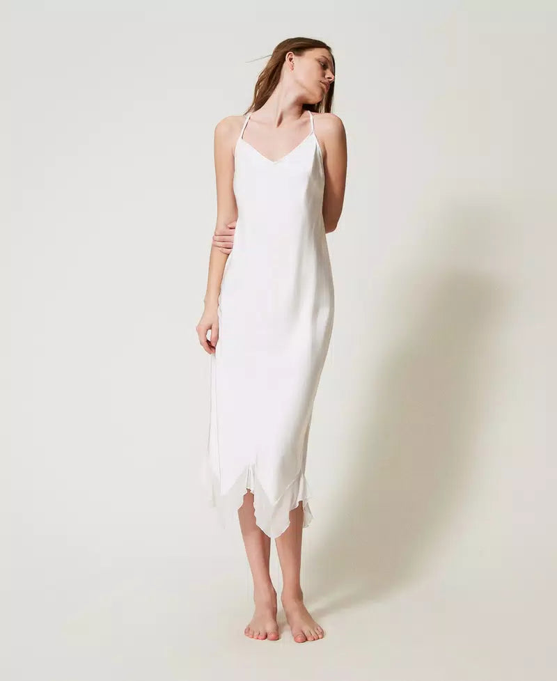 Sottoveste lunga in raso Twinset
