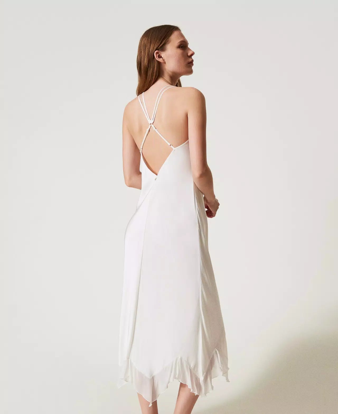 Sottoveste lunga in raso Twinset