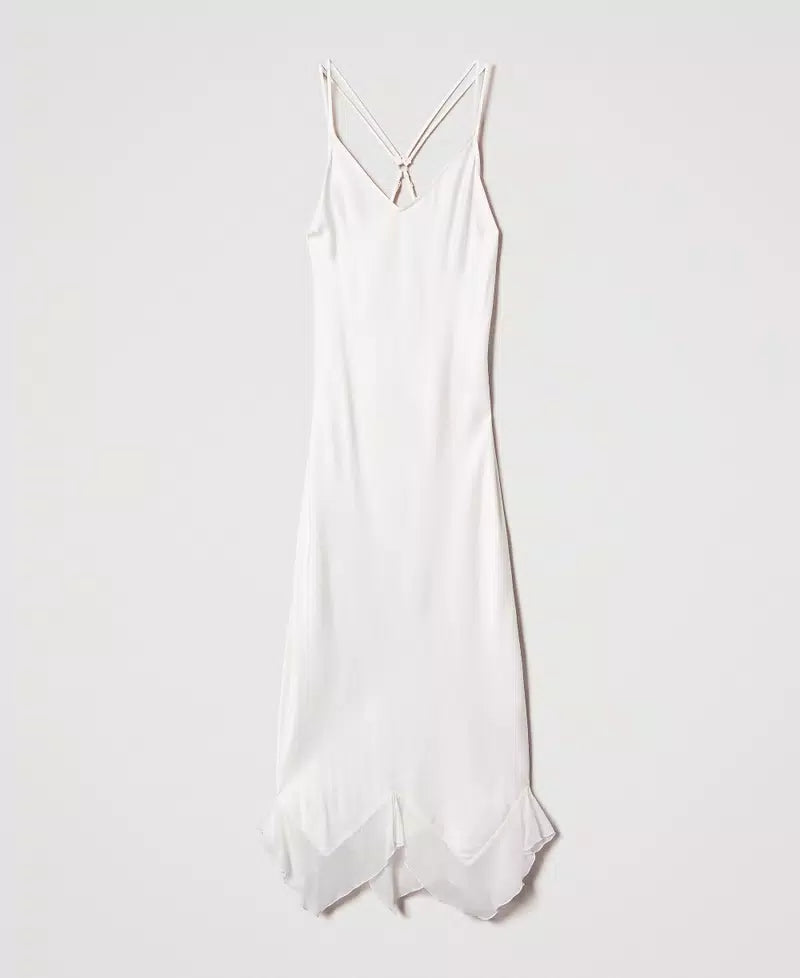 Sottoveste lunga in raso Twinset