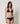 Triangolo da bagno jacquard con anelli blu Twinset