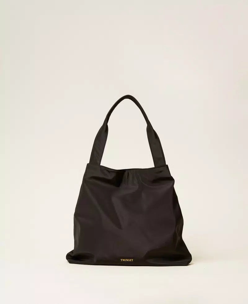 Borsa shopper in tessuto tecnico Twinset