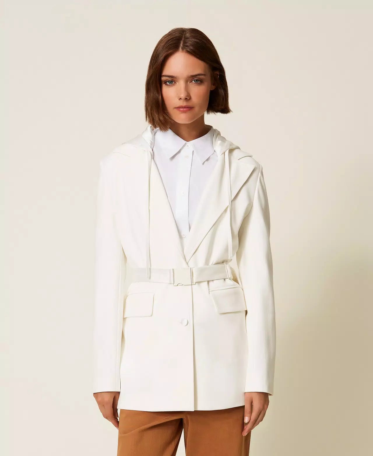 Giacca blazer con bottoni décor Twinset