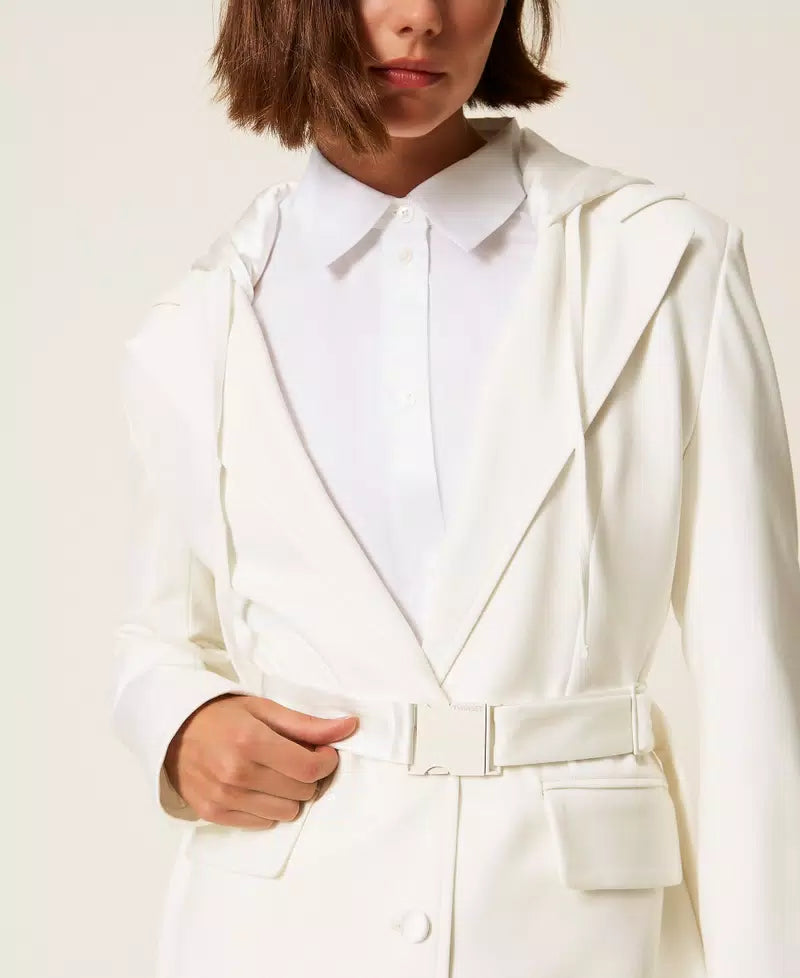 Giacca blazer con bottoni décor Twinset