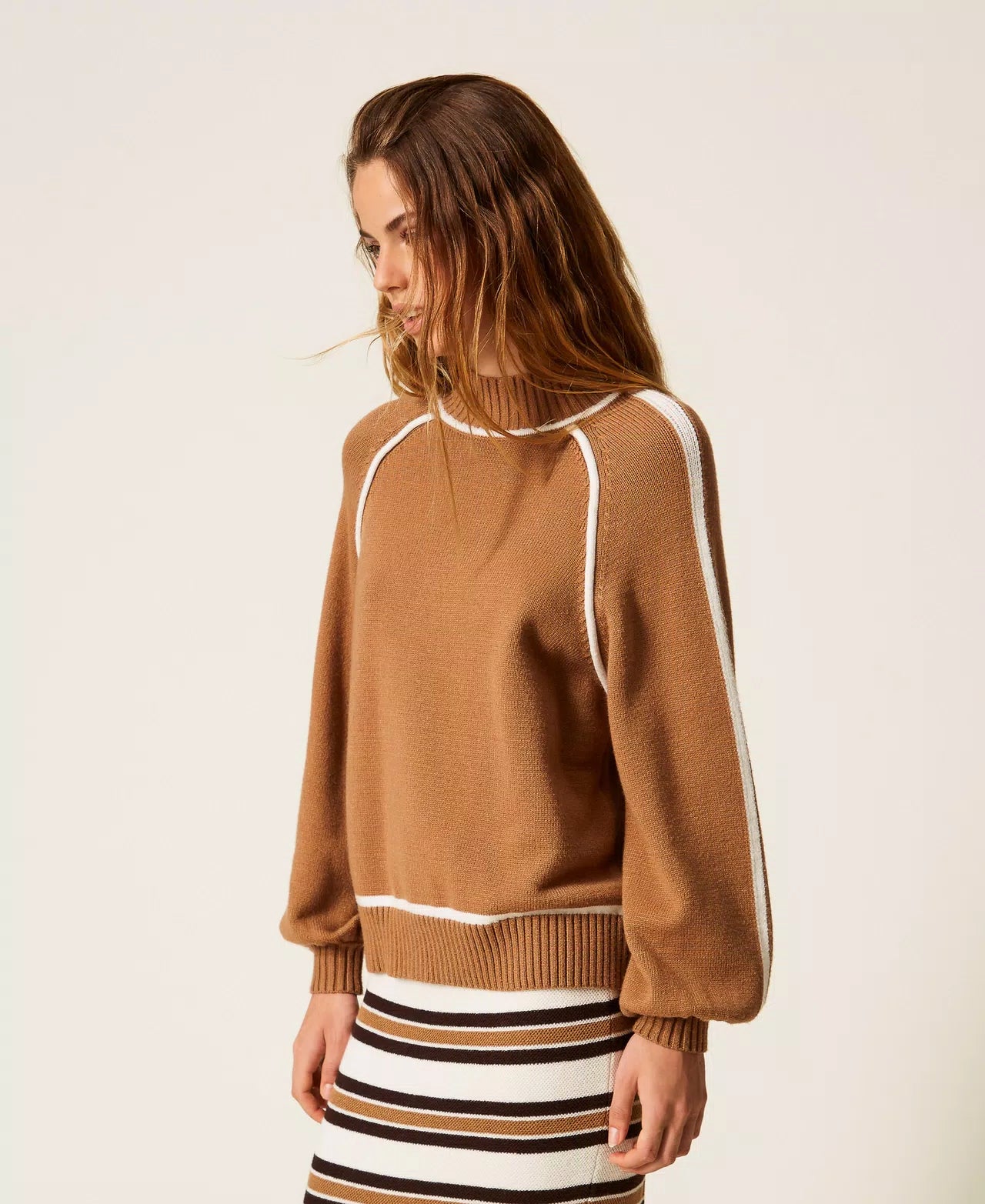 Maglia con profili a contrasto TWINSET