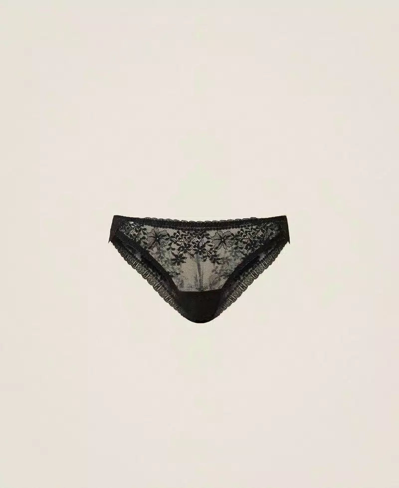 Slip brasiliana in pizzo Twinset
