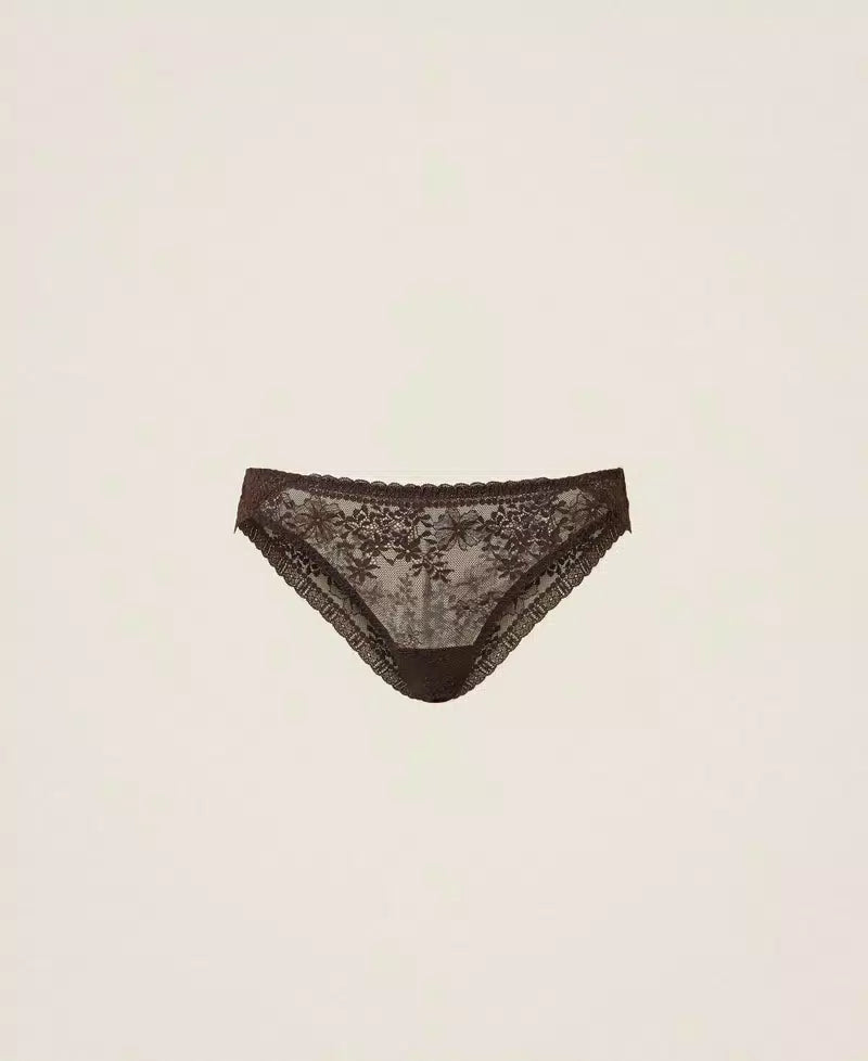 Slip brasiliana in pizzo Twinset