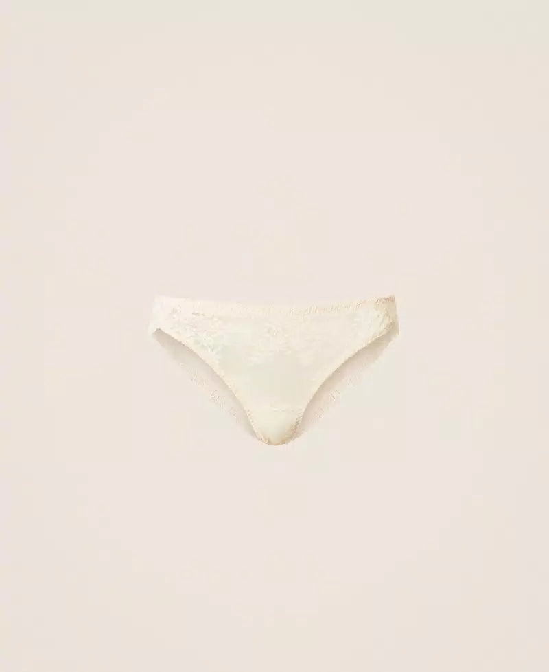Slip brasiliana in pizzo Twinset