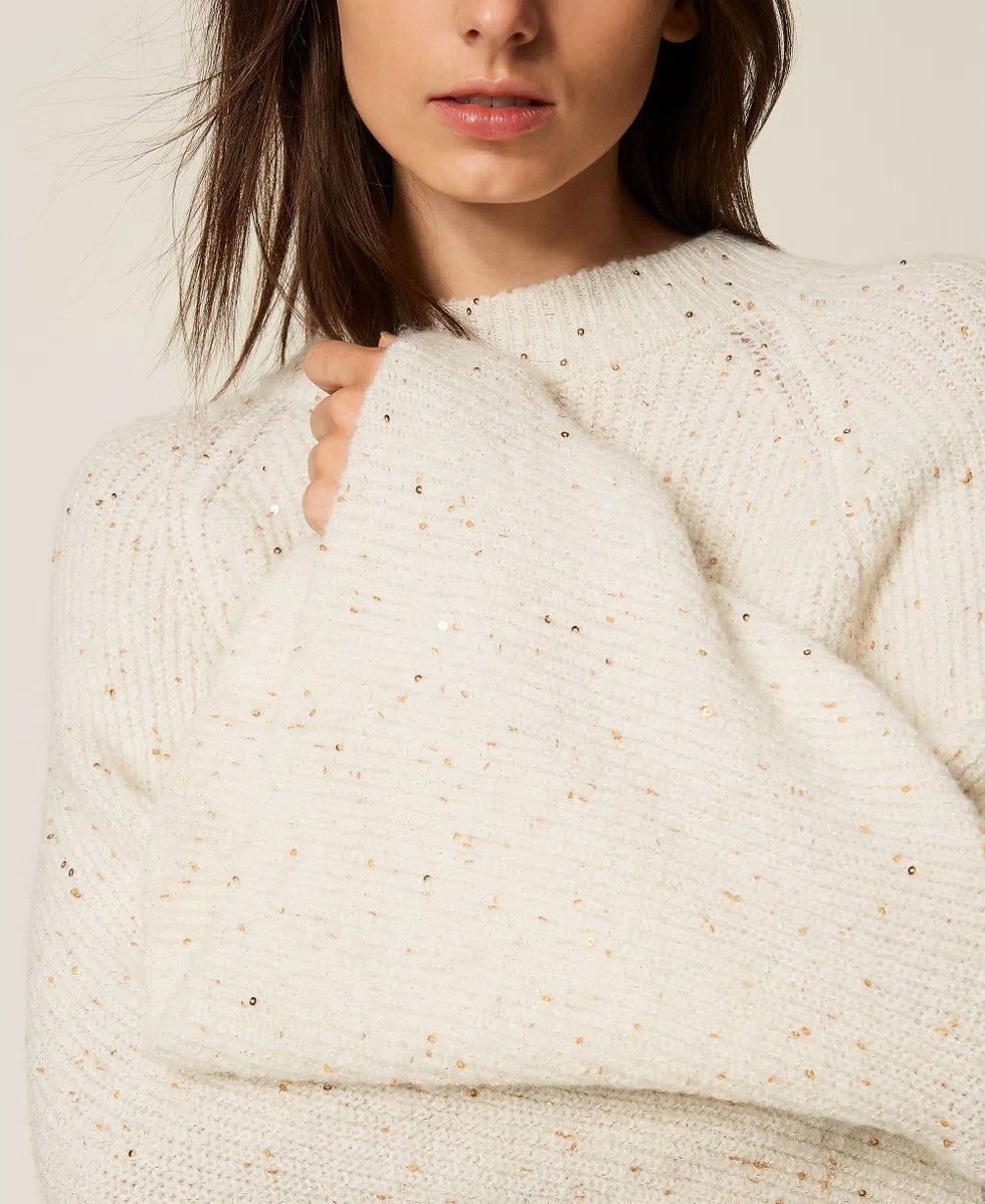 Maglia in filato di paillettes TWINSET