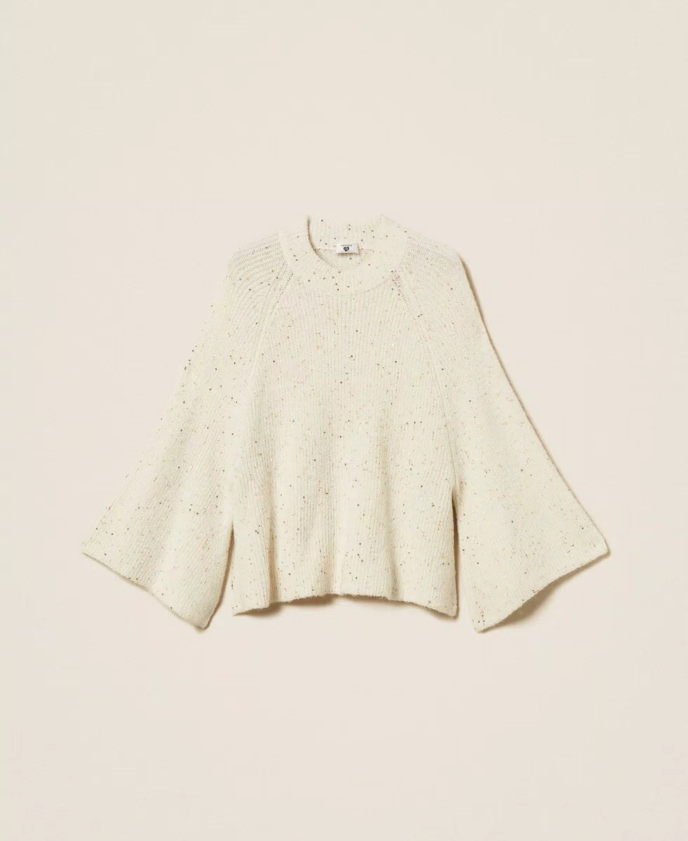 Maglia in filato di paillettes TWINSET