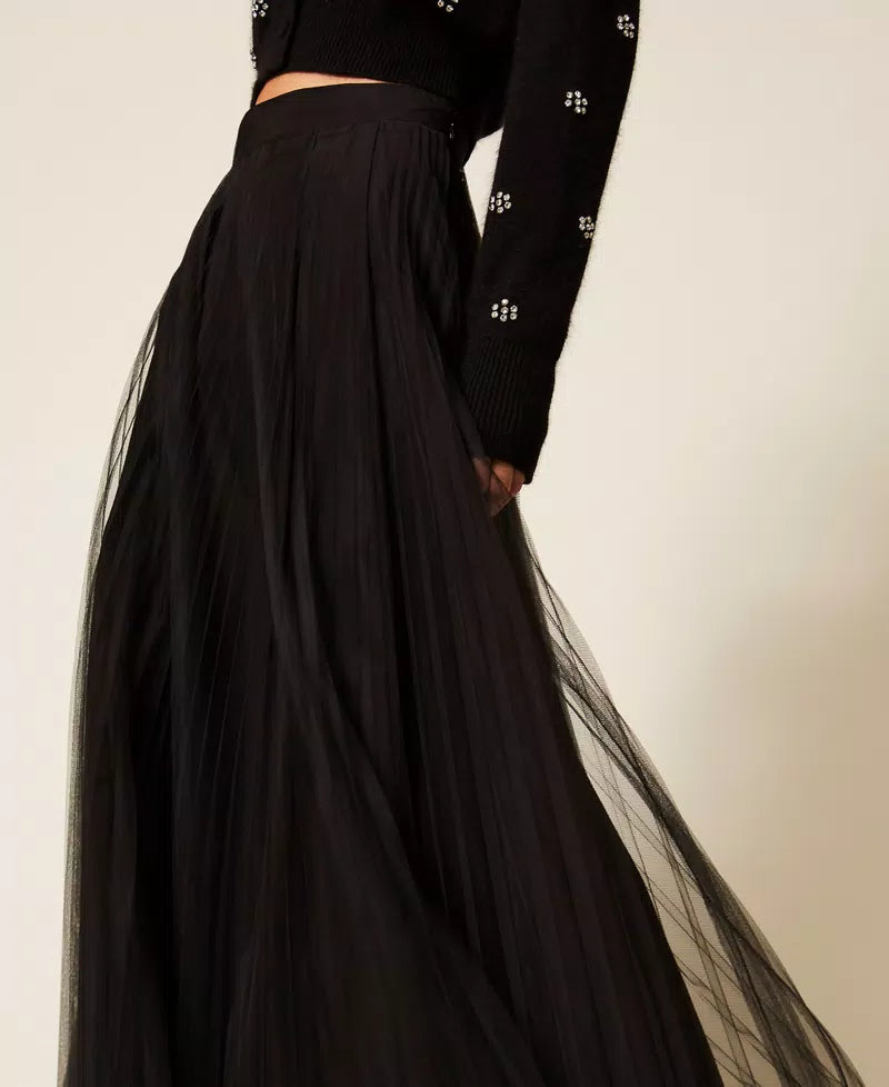 Gonna lunga in tulle Twinset