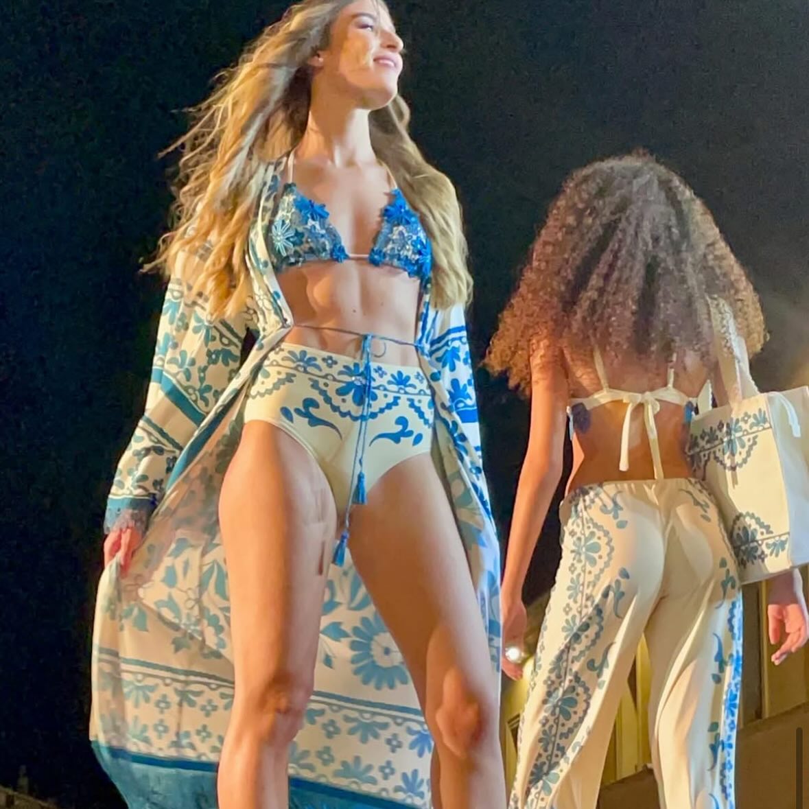 BIKINI Triangolo macramè, fiori e strass e slip abbinabili Raffaela D'Angelo