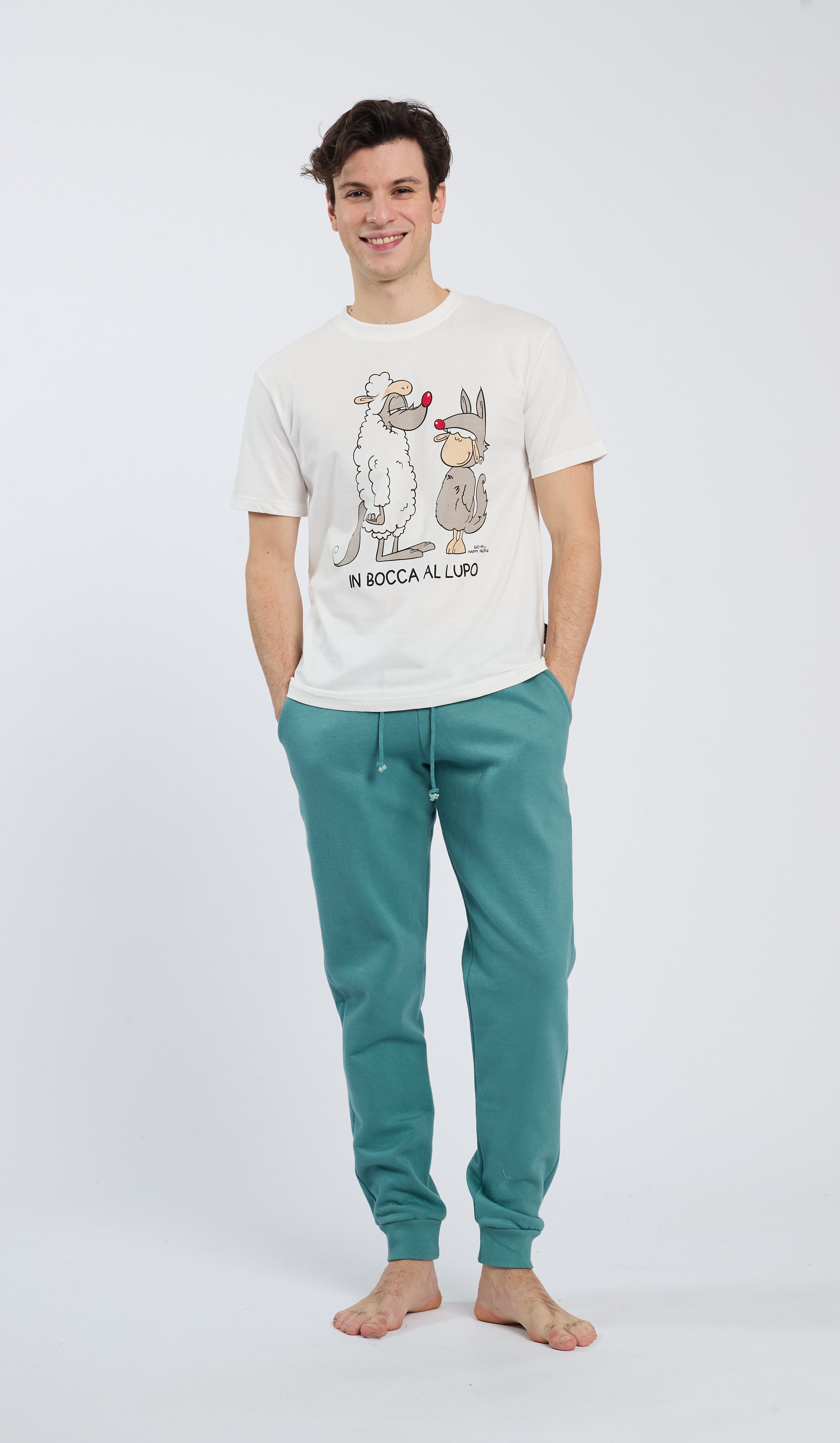 Fanta-Shirt Uomo Happy People