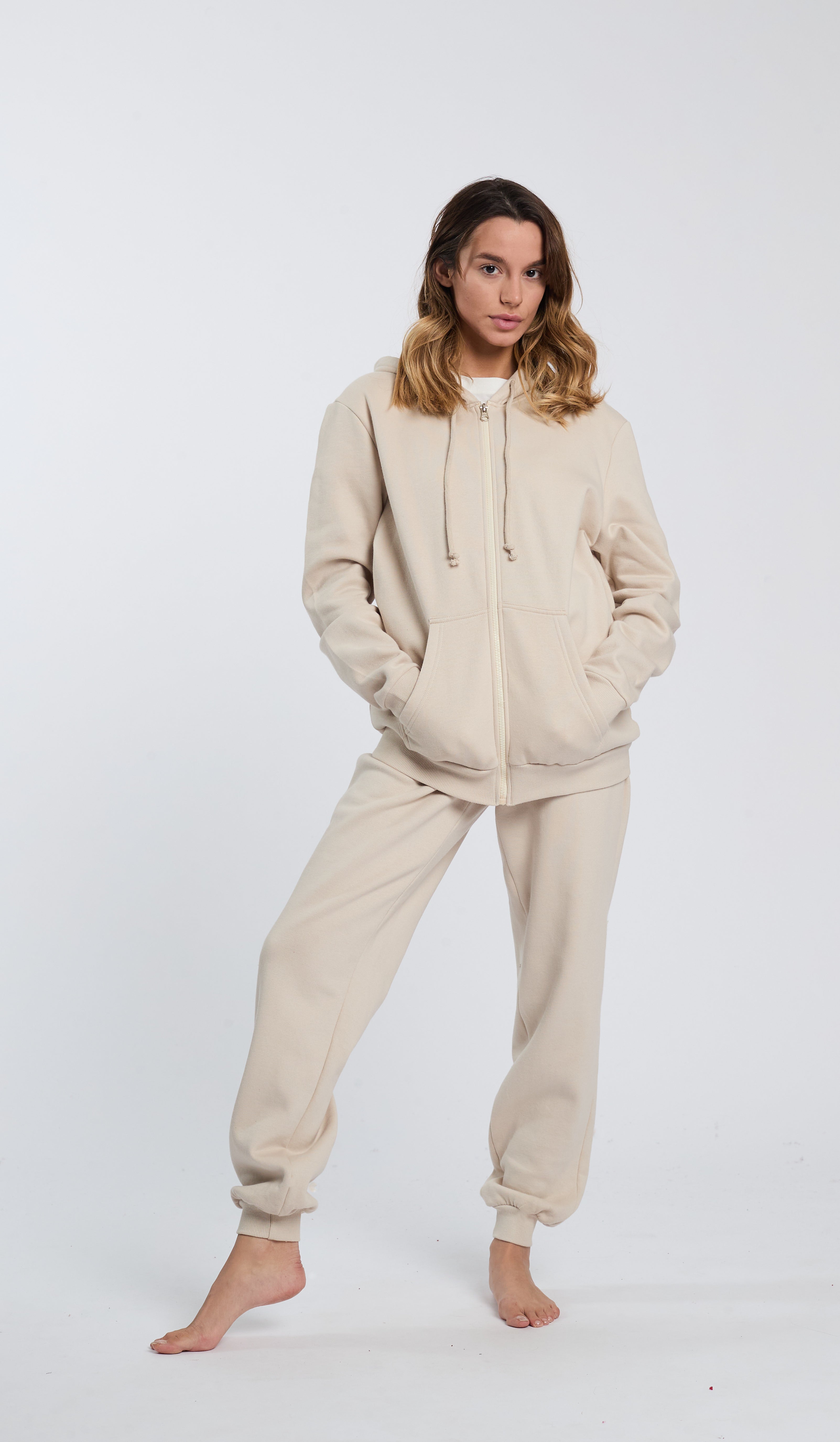 Completo Felpa e Pantaloni Happy People