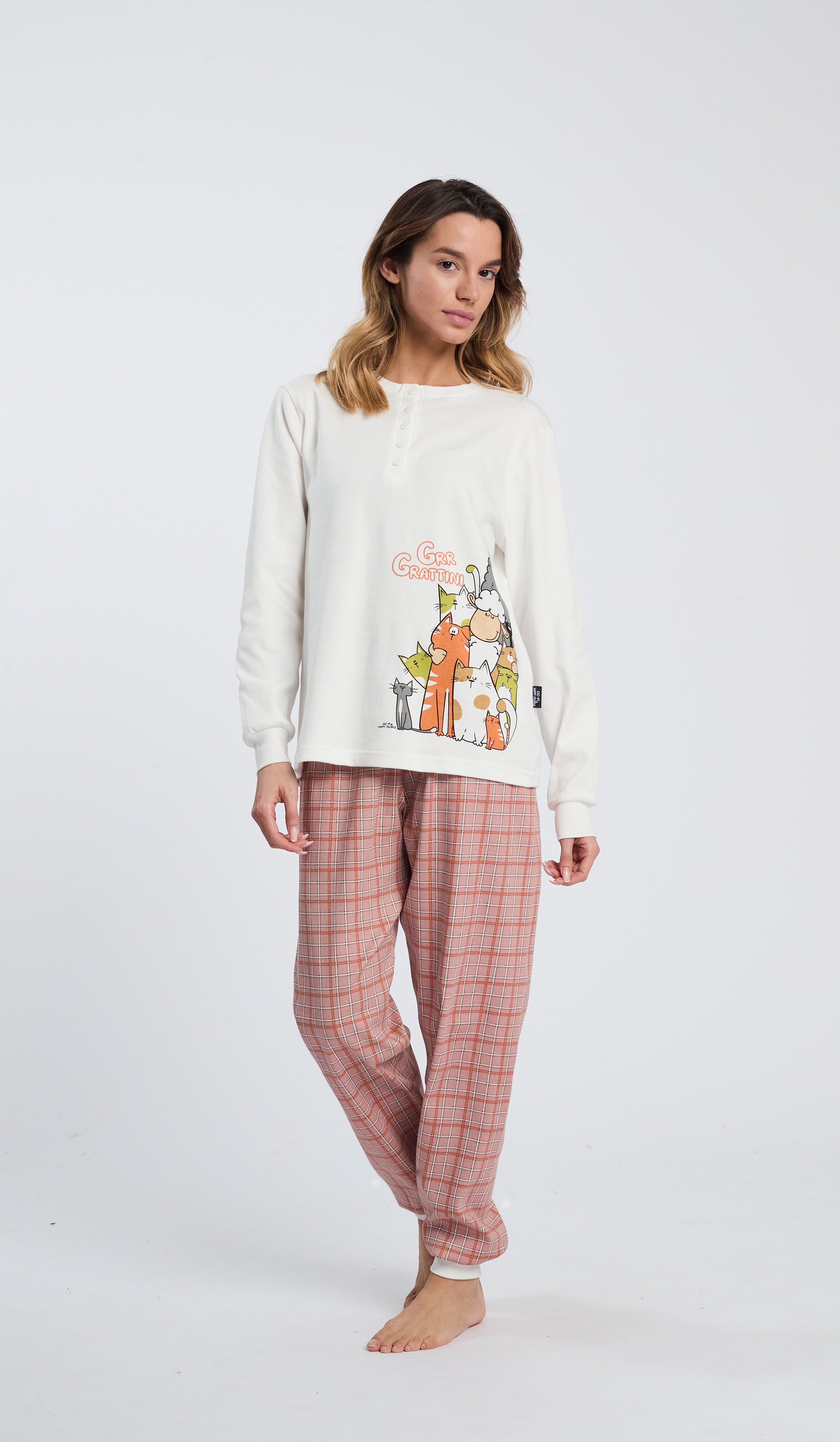 PIGIAMA A SERAFINO DONNA EDIZIONE "SERATA GRATTINI "