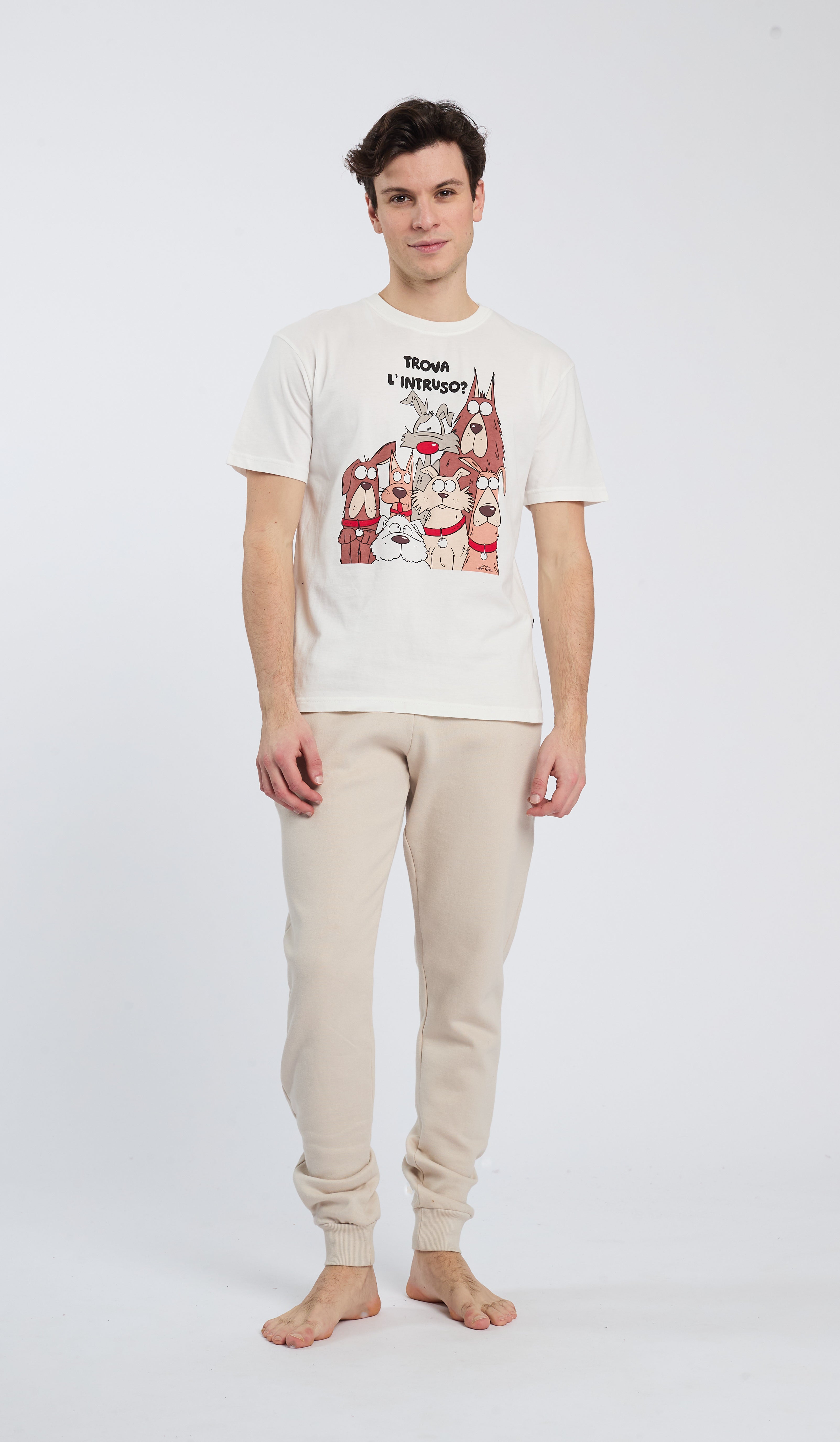 Fanta-Shirt Uomo Happy People