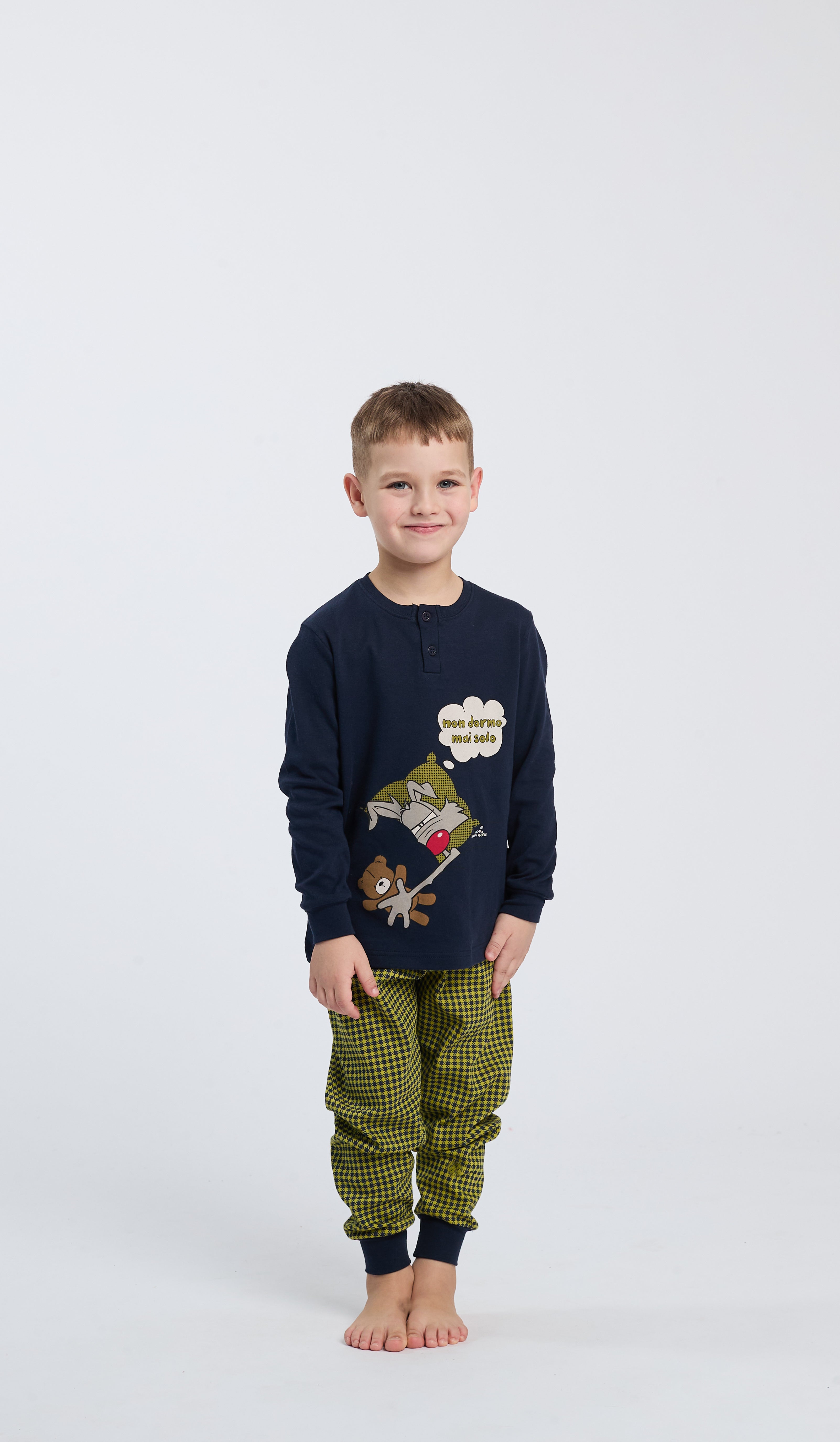 Pigiama Bimbo SERAFINO EDIZIONE "NON DORMO SOLO" Happy People