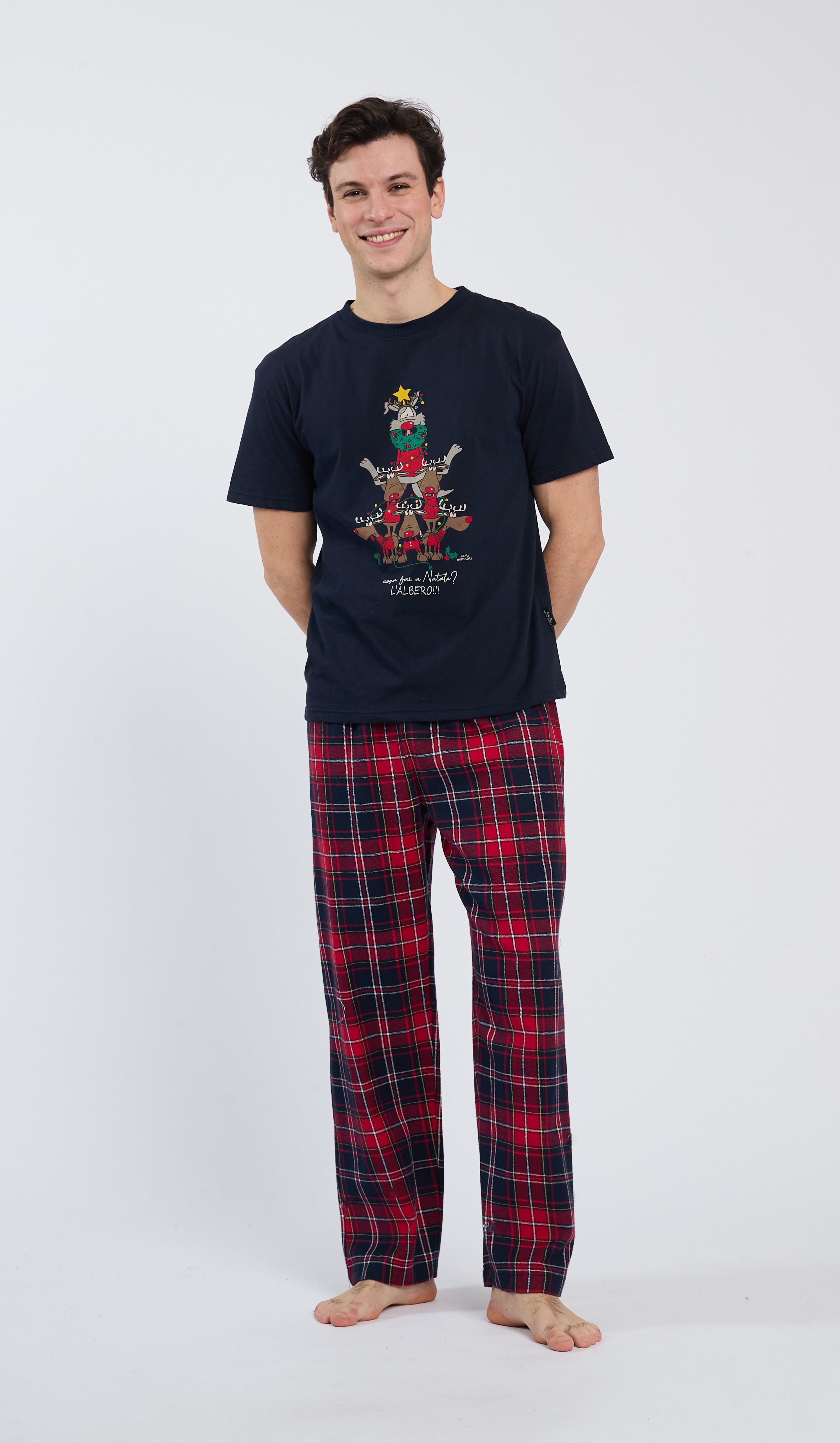 PIGIAMA UOMO EDIZIONE NATALE HAPPY PEOPLE