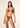 Bikini Donna F**K Triangolo con Slip Fisso Fantasia MACULATa EFFEK