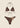 Bikini Donna F**K Triangolo con Slip Fisso Fantasia MACULATa EFFEK