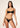 Bikini Donna F**K Reggiseno con Ferretto e Slip Americano Regolabile EFFEK