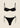 Bikini Donna F**K Reggiseno con Ferretto e Slip Americano Regolabile EFFEK