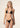Bikini Donna F**K Triangolo con Slip Regolabile Nero Effek