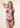 Bikini Donna F**K Triangolo con Slip Americano Fisso Viola EFFEK