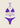 Bikini Donna F**K Triangolo con Slip Americano Fisso Viola EFFEK