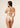 Bikini Donna F**K Reggiseno con Ferretto e Slip Americano Fisso Bianco EFFEK