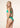 Bikini Donna F**K Top con Ferretto e Slip Americano Fisso VERDE Effek