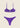 Bikini Donna F**K Top con Ferretto e Slip Americano Fisso Viola Effek