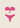 Bikini Donna F**K Fascia a V con Ferretto e Slip Americano Fisso FUCSIA Effek