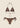 Bikini Donna F**K Triangolo con Slip Regolabile Fantasia maculata EFFEK
