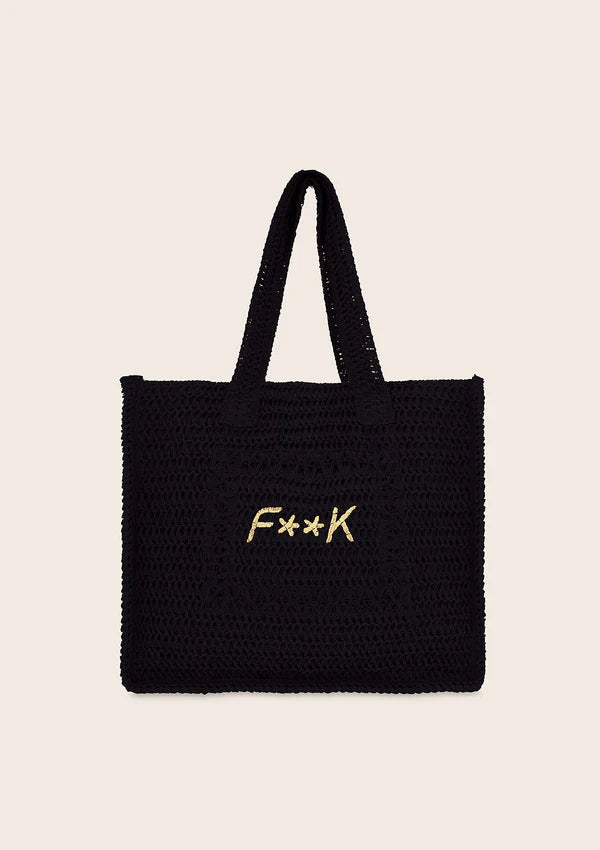Tote Summer Bag Donna F**K Nera EFFEK