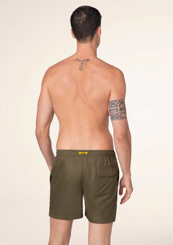 Shorts Uomo F**K VERDE MILITARE EFFEK