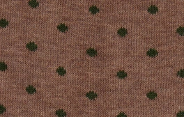 Calze corte donna cotone beige fantasia pois Gallo