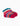 Babbucce bambino cotone rosso righe multicolor Gallo
