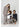 Pigiama cardigan donna, in morbido caldo cotone, a quadretti marrone Happy People